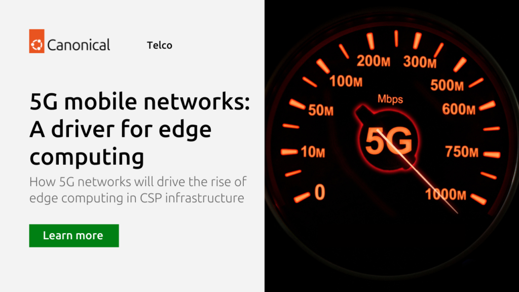 5G mobile networks: A driver for edge computing