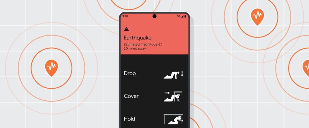 Android earthquake alerts now available everywhere in the U.S.